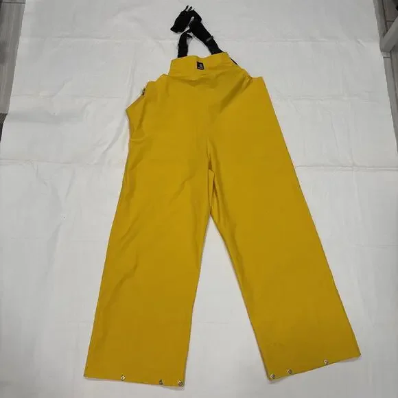Carhartt Men's Waterproof Bib Size Medium And Jacket Size Large - Yellow READ - Picture 9 of 11